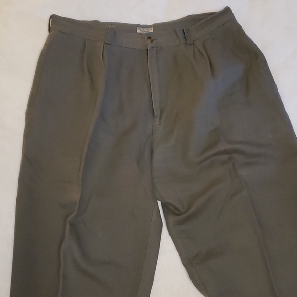 Bugle Boy Pants Vintage Bugle Boy Pleated Khaki Pants Poshmark